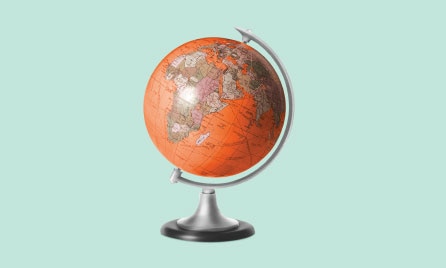 Picture of a globe